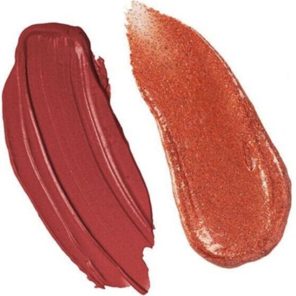 STILA Suede & Glitter & Glow liquid Eyeshadow Coral Reef - Picture 5 of 12